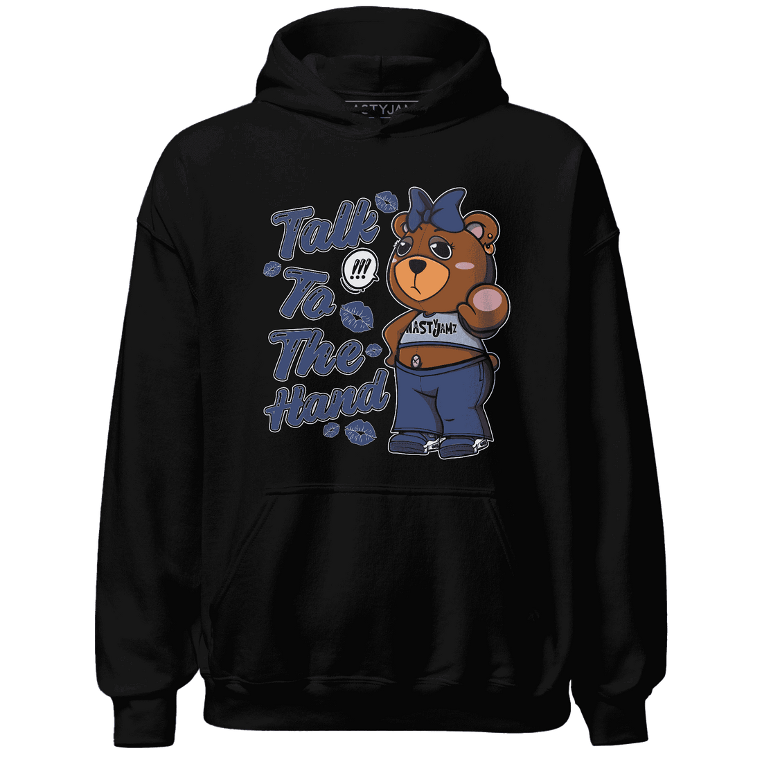 Midnight-Navy-5s-Hoodie-Match-Talk-To-The-Hand-BERNIE