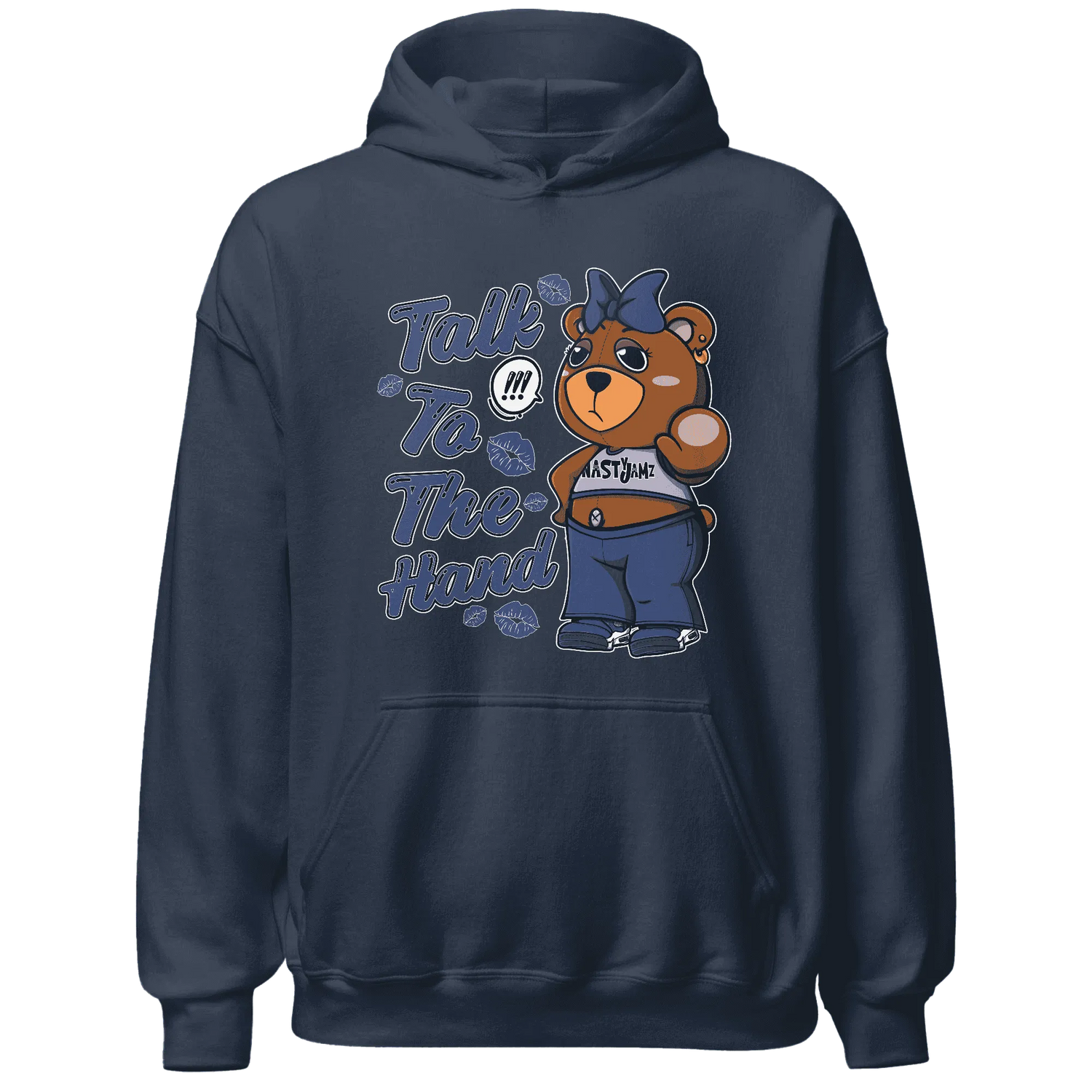 Midnight-Navy-5s-Hoodie-Match-Talk-To-The-Hand-BERNIE