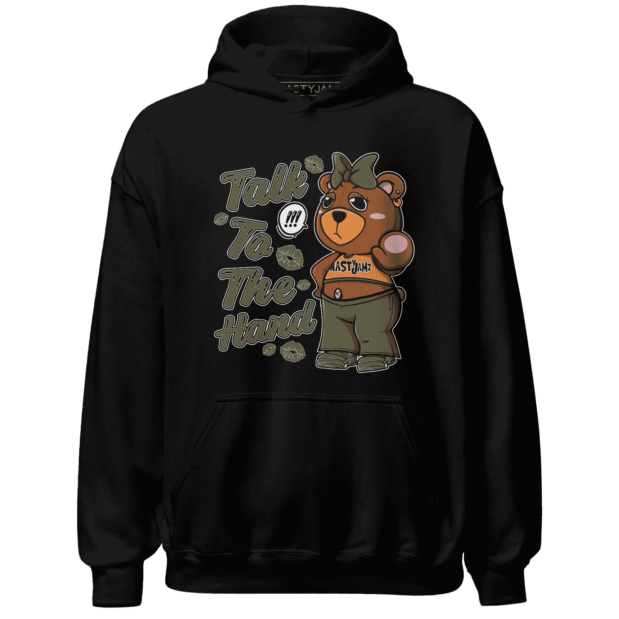 Olive-5s-Hoodie-Match-Talk-To-The-Hand-BERNIE