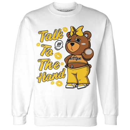 Yellow-Ochre-6s-Sweatshirt-Match-Talk-To-The-Hand-BERNIE