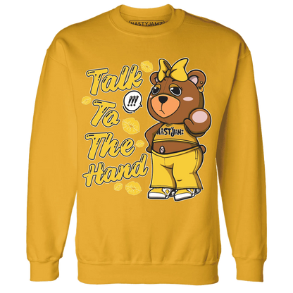 Yellow-Ochre-6s-Sweatshirt-Match-Talk-To-The-Hand-BERNIE