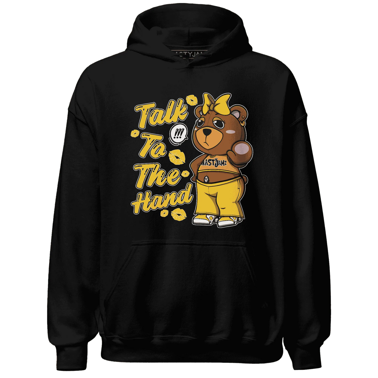 Yellow-Ochre-6s-Hoodie-Match-Talk-To-The-Hand-BERNIE