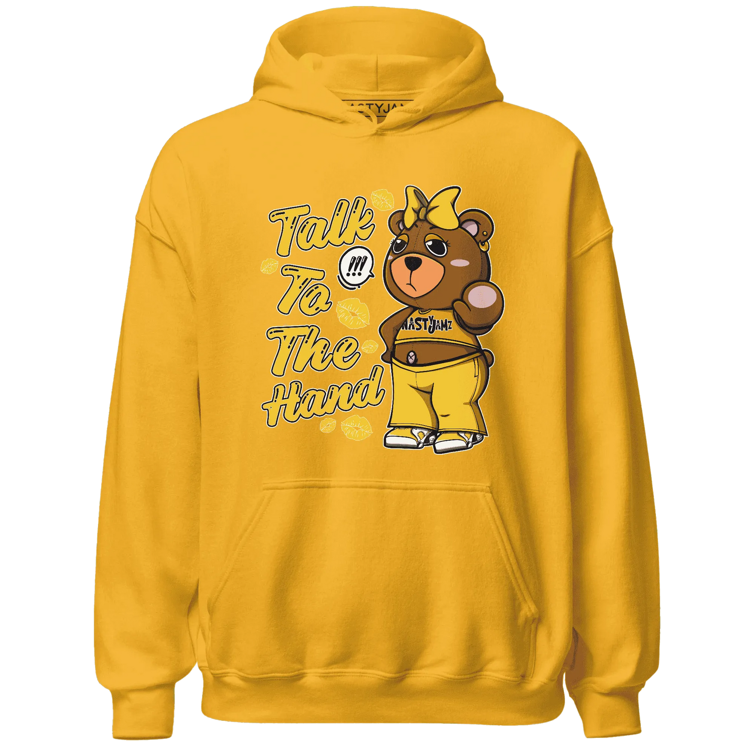 Yellow-Ochre-6s-Hoodie-Match-Talk-To-The-Hand-BERNIE
