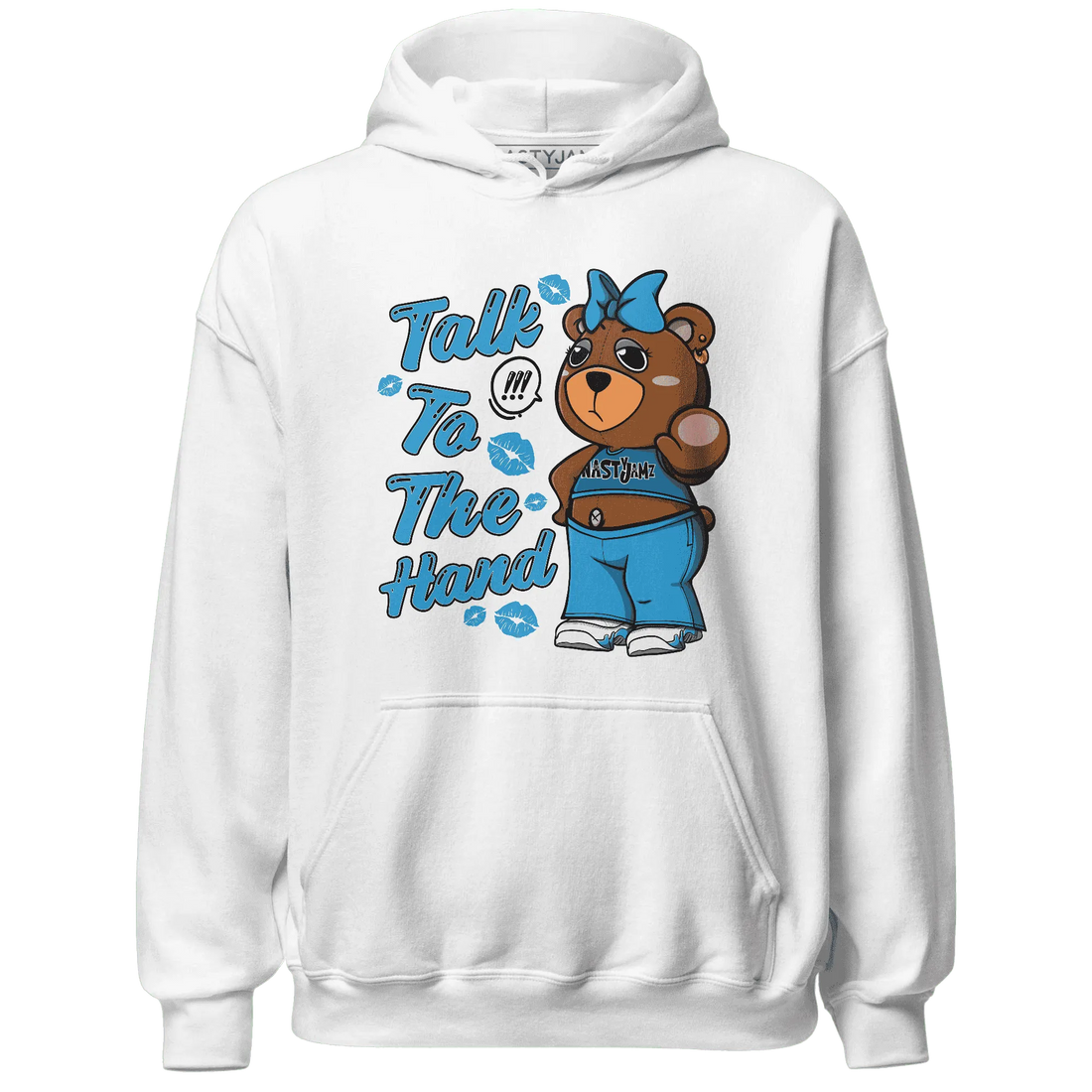 Powder-Blue-9s-Hoodie-Match-Talk-To-The-Hand-BERNIE