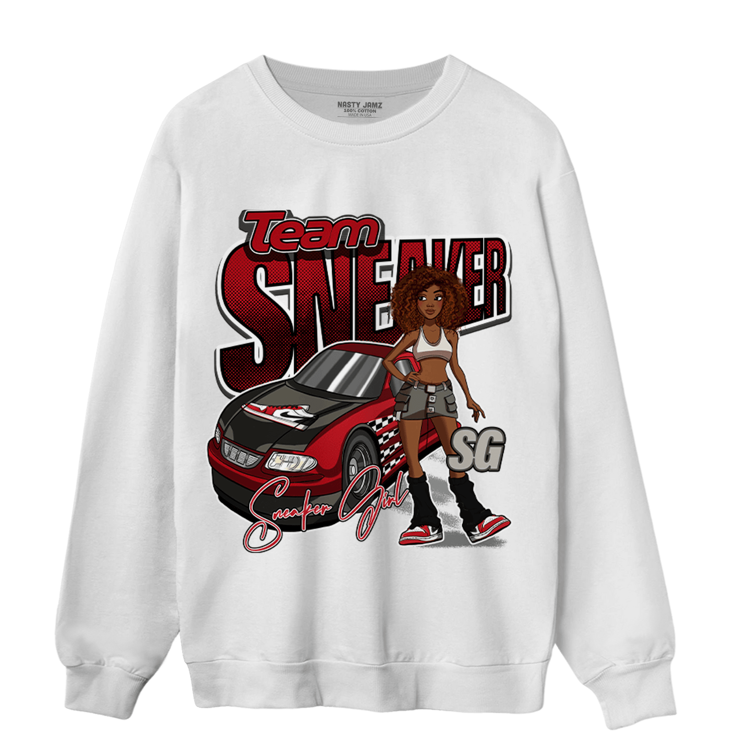 Low OG Trophy Room 1s Sweatshirt Match Team Sneaker Girl - NastyJamz