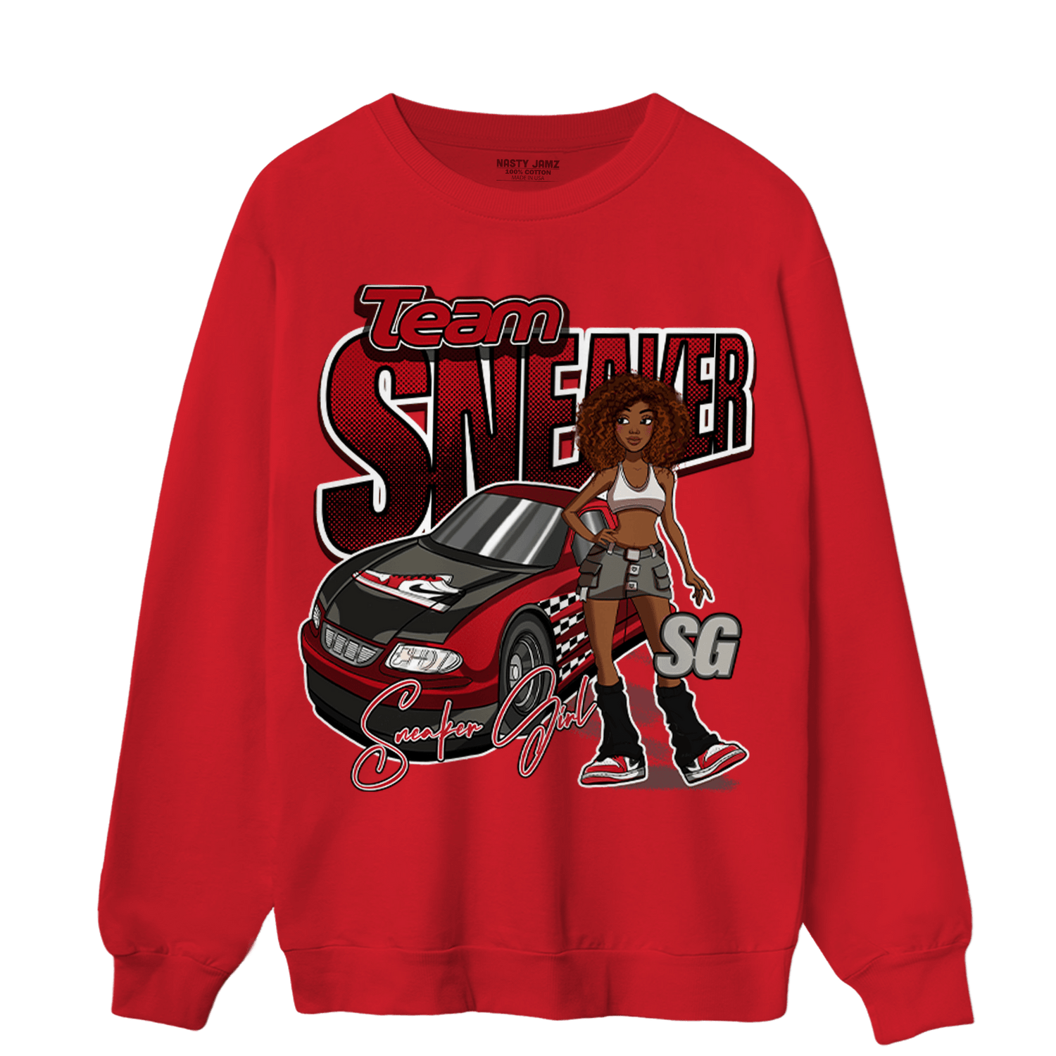 Low OG Trophy Room 1s Sweatshirt Match Team Sneaker Girl - NastyJamz