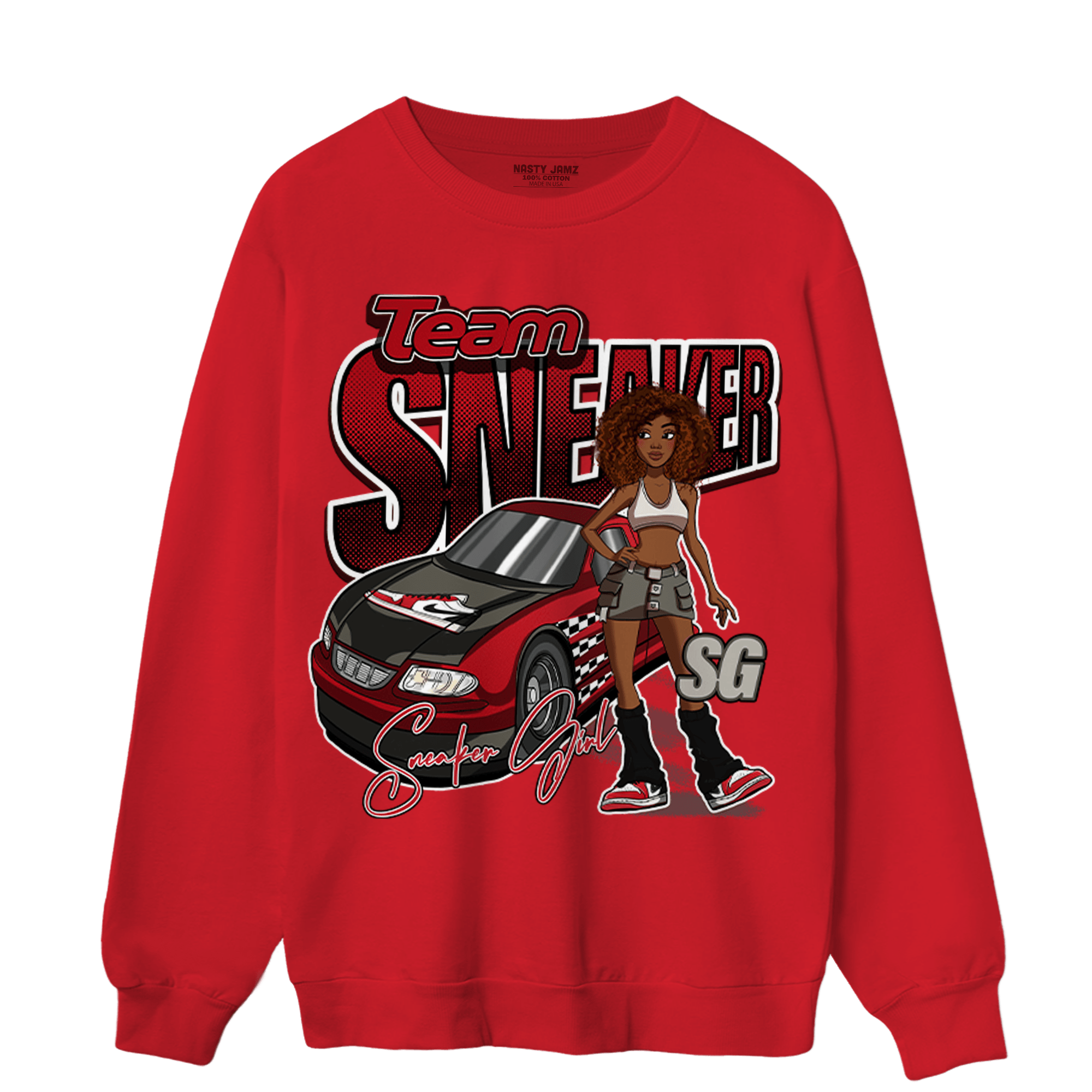 Low OG Trophy Room 1s Sweatshirt Match Team Sneaker Girl - NastyJamz