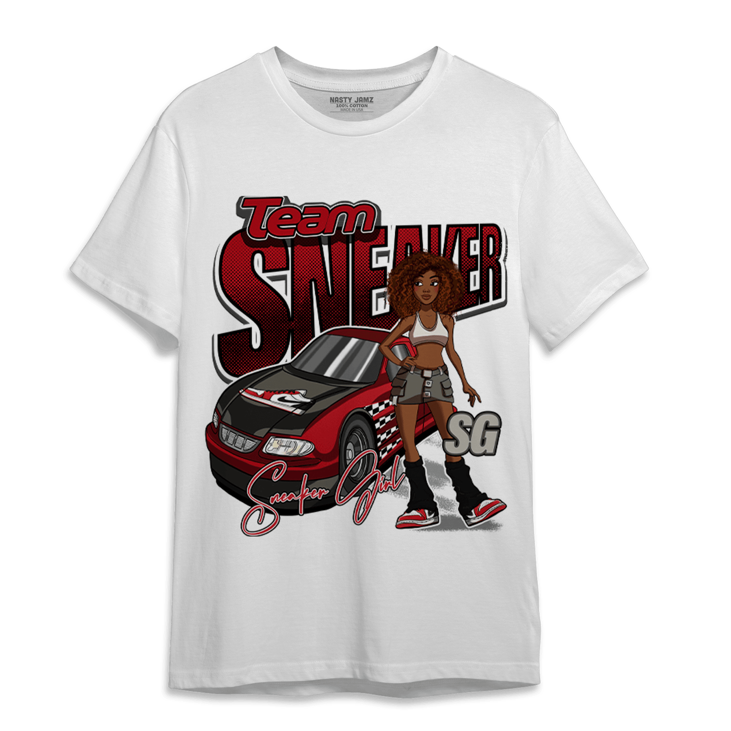 Low OG Trophy Room 1s T Shirt Match Team Sneaker Girl - NastyJamz