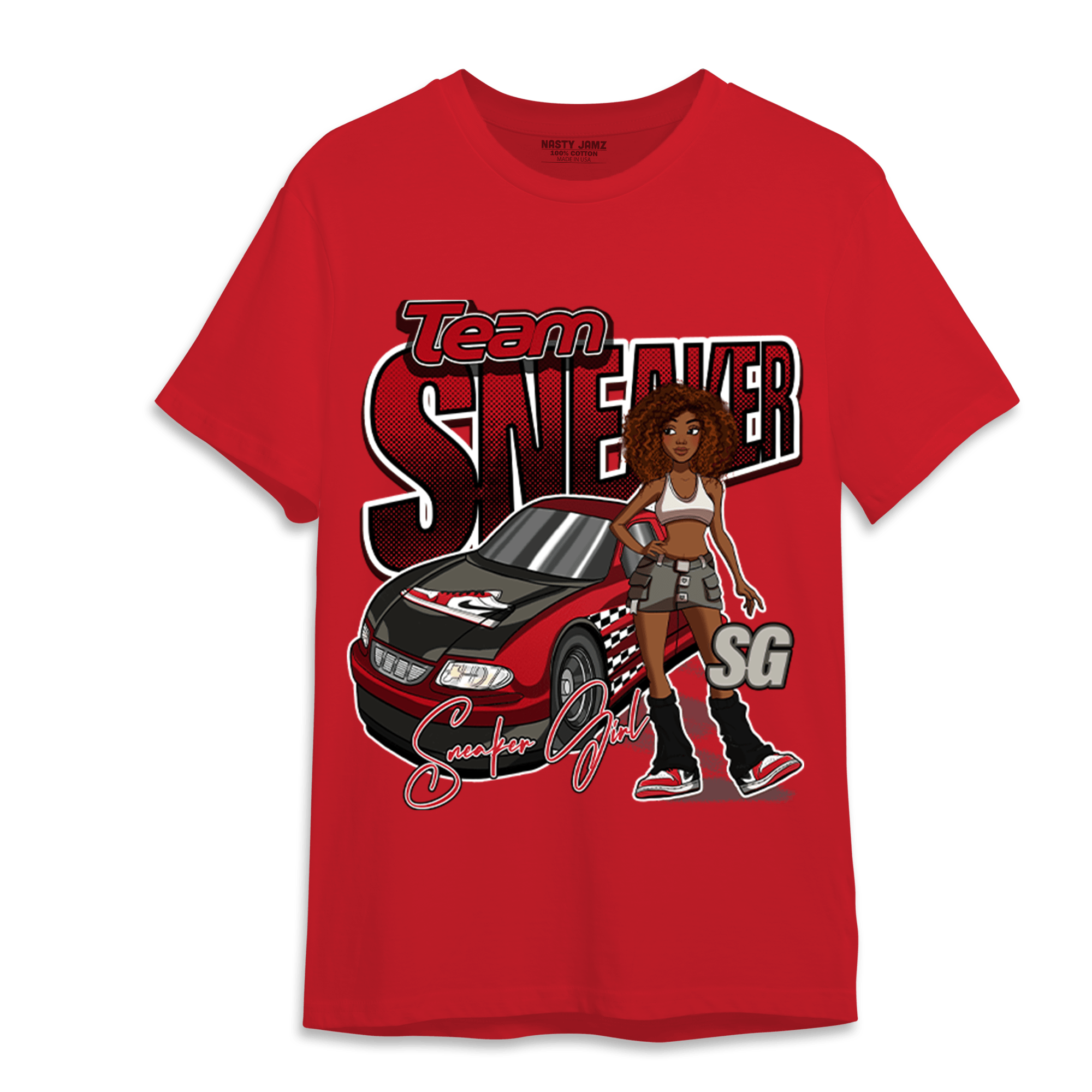 Low OG Trophy Room 1s T Shirt Match Team Sneaker Girl - NastyJamz