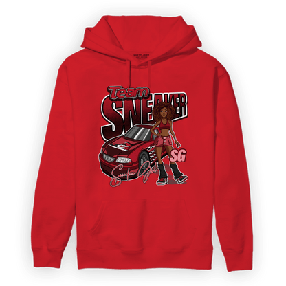 Mid Alternate Bred Toe 1s Hoodie Match Team Sneaker Girl - NastyJamz