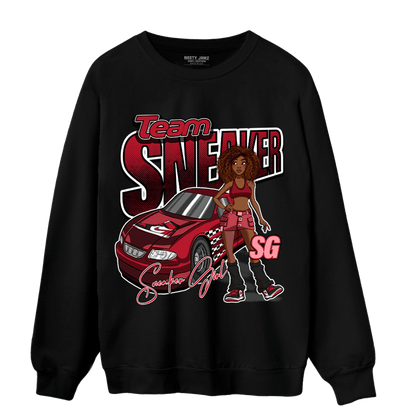 Mid Alternate Bred Toe 1s Sweatshirt Match Team Sneaker Girl - NastyJamz