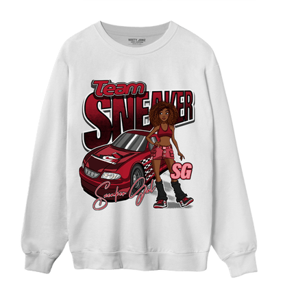 Mid Alternate Bred Toe 1s Sweatshirt Match Team Sneaker Girl - NastyJamz