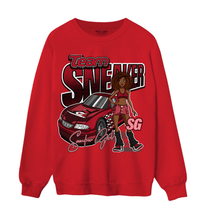 Mid Alternate Bred Toe 1s Sweatshirt Match Team Sneaker Girl - NastyJamz