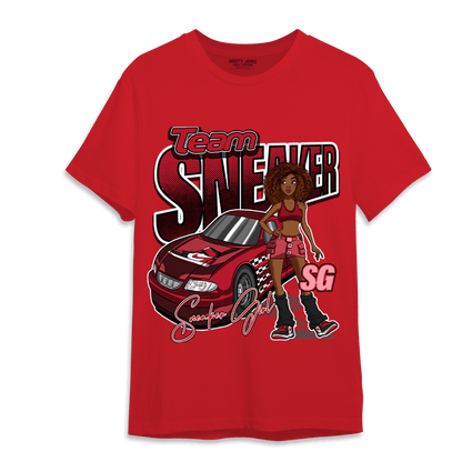 Mid Alternate Bred Toe 1s T Shirt Match Team Sneaker Girl - NastyJamz