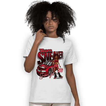 Mid Alternate Bred Toe 1s T Shirt Match Team Sneaker Girl - NastyJamz