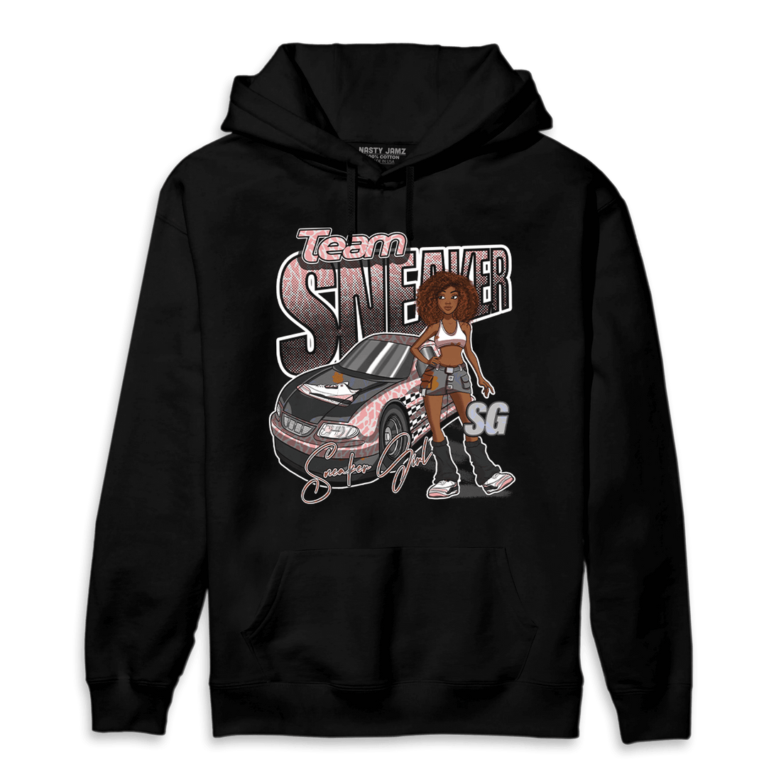 Red Stardust 3s Hoodie Match Team Sneaker Girl - NastyJamz