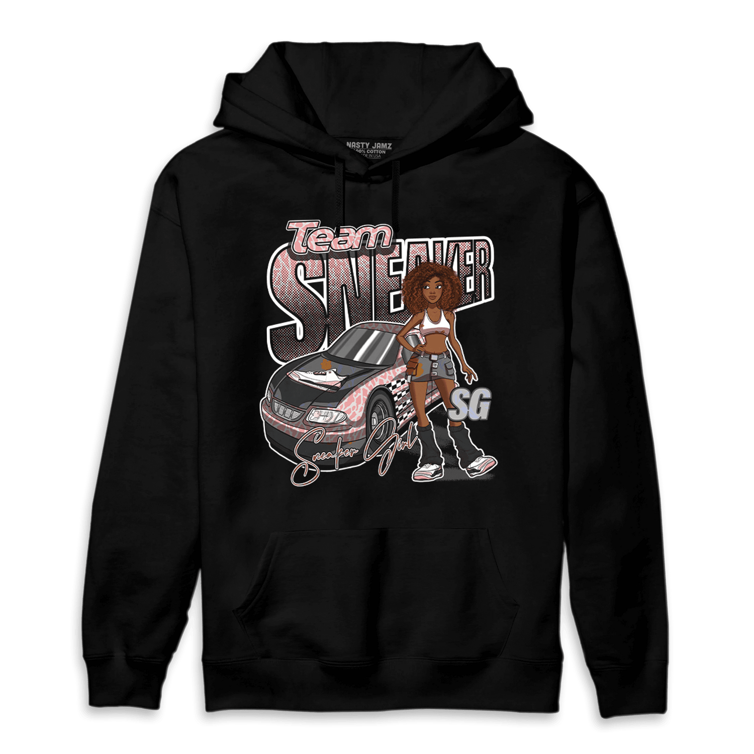 Red Stardust 3s Hoodie Match Team Sneaker Girl - NastyJamz