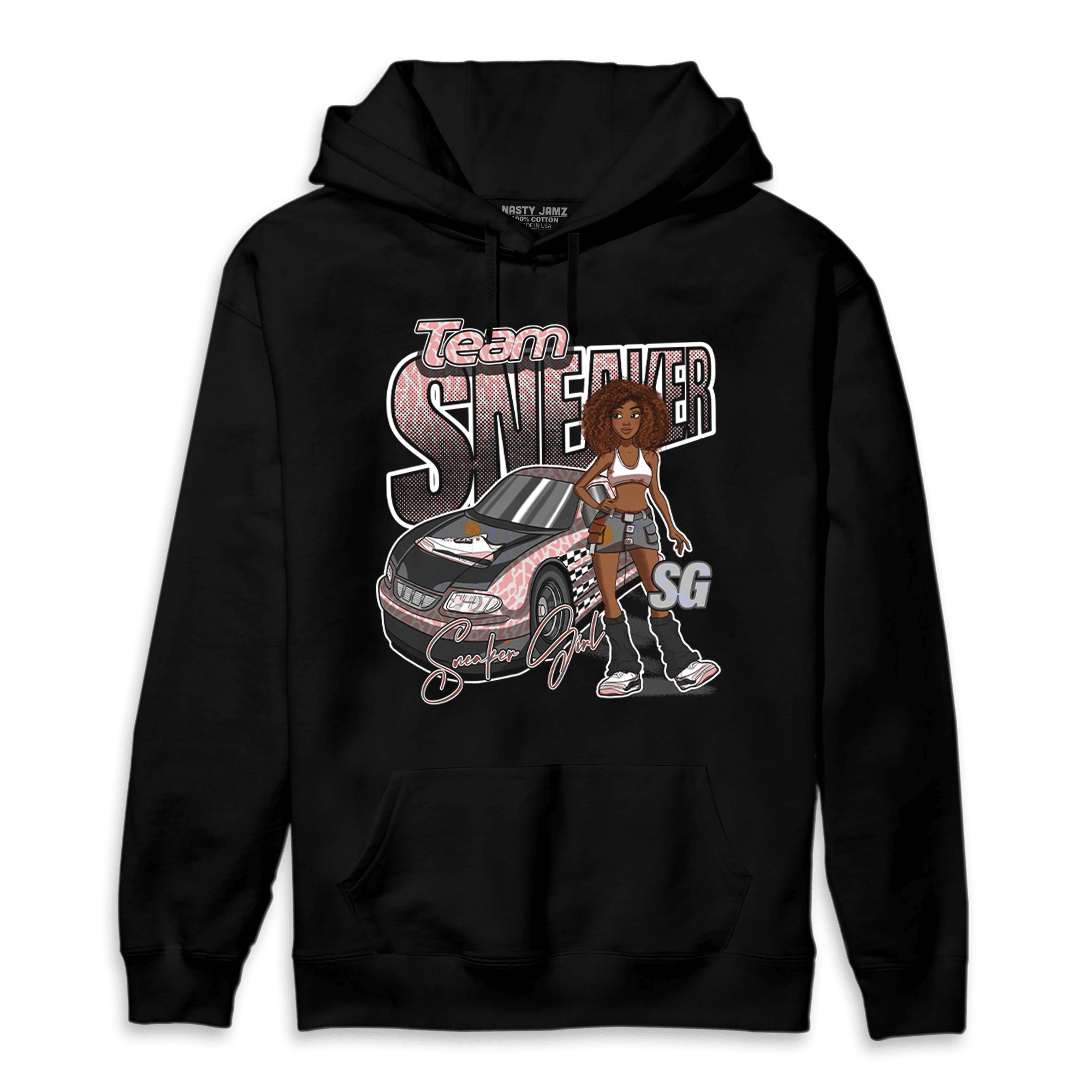 Red Stardust 3s Hoodie Match Team Sneaker Girl - NastyJamz