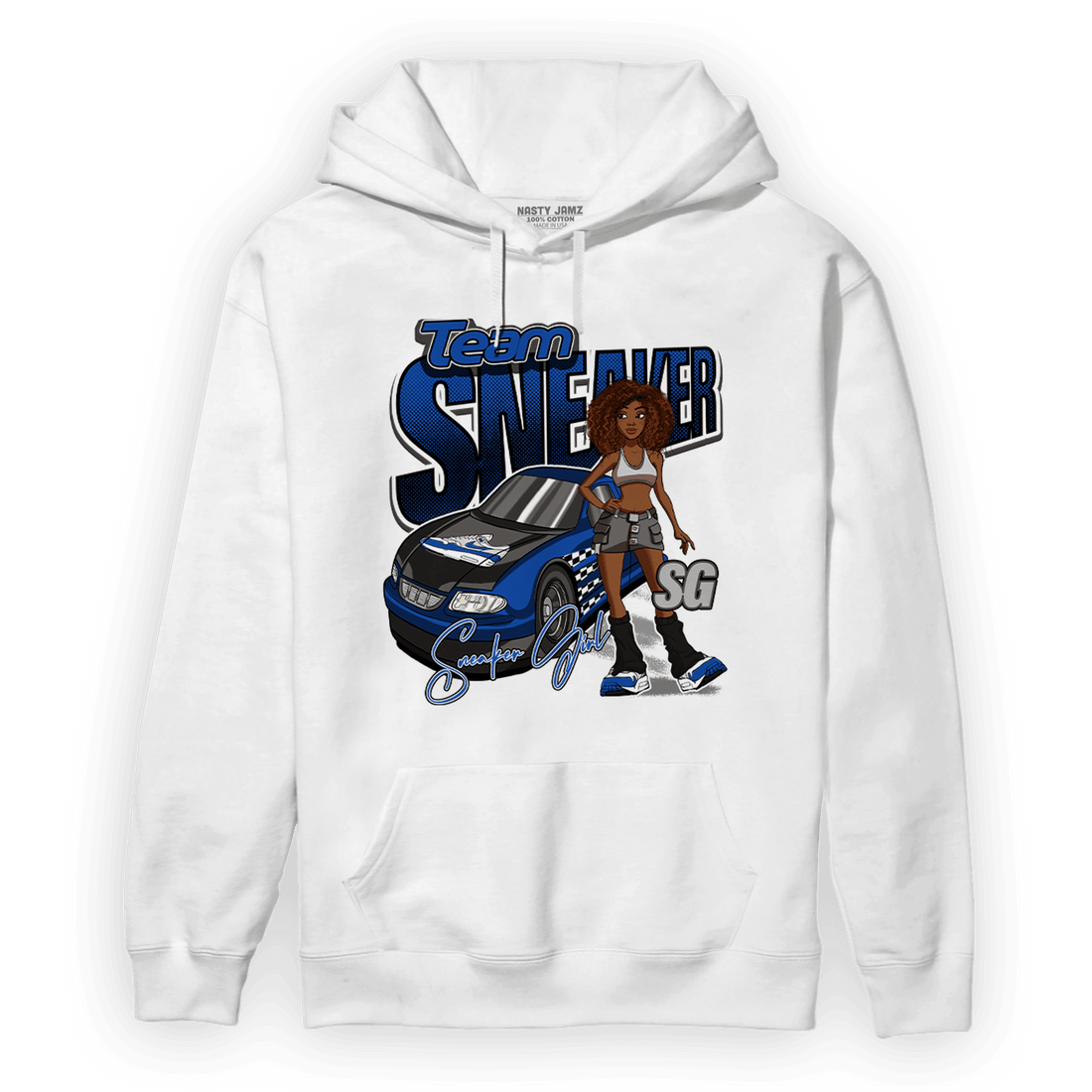 Air Max 1 86 Royal Hoodie Match Team Sneaker Girl - NastyJamz