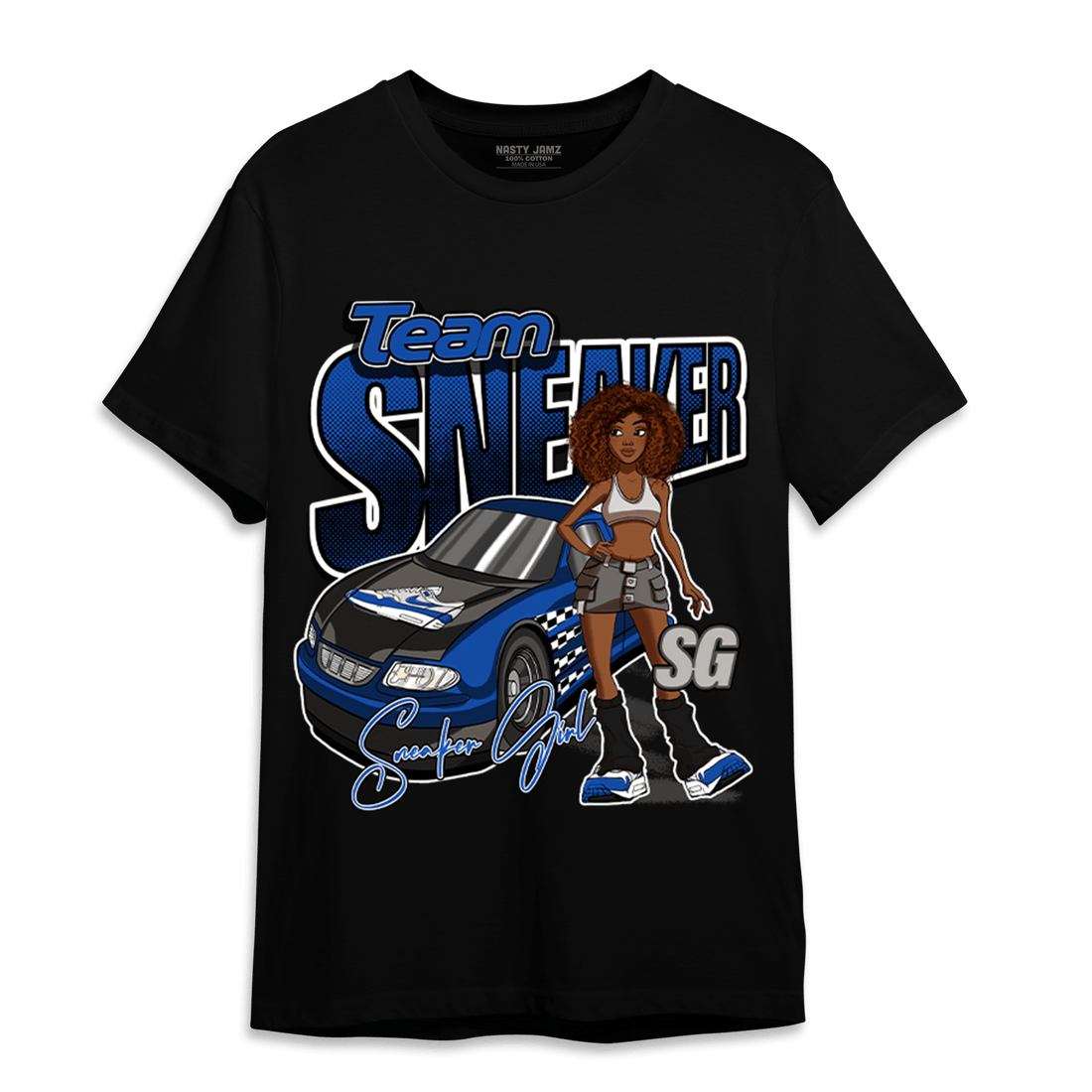 Air Max 1 86 Royal T Shirt Match Team Sneaker Girl - NastyJamz