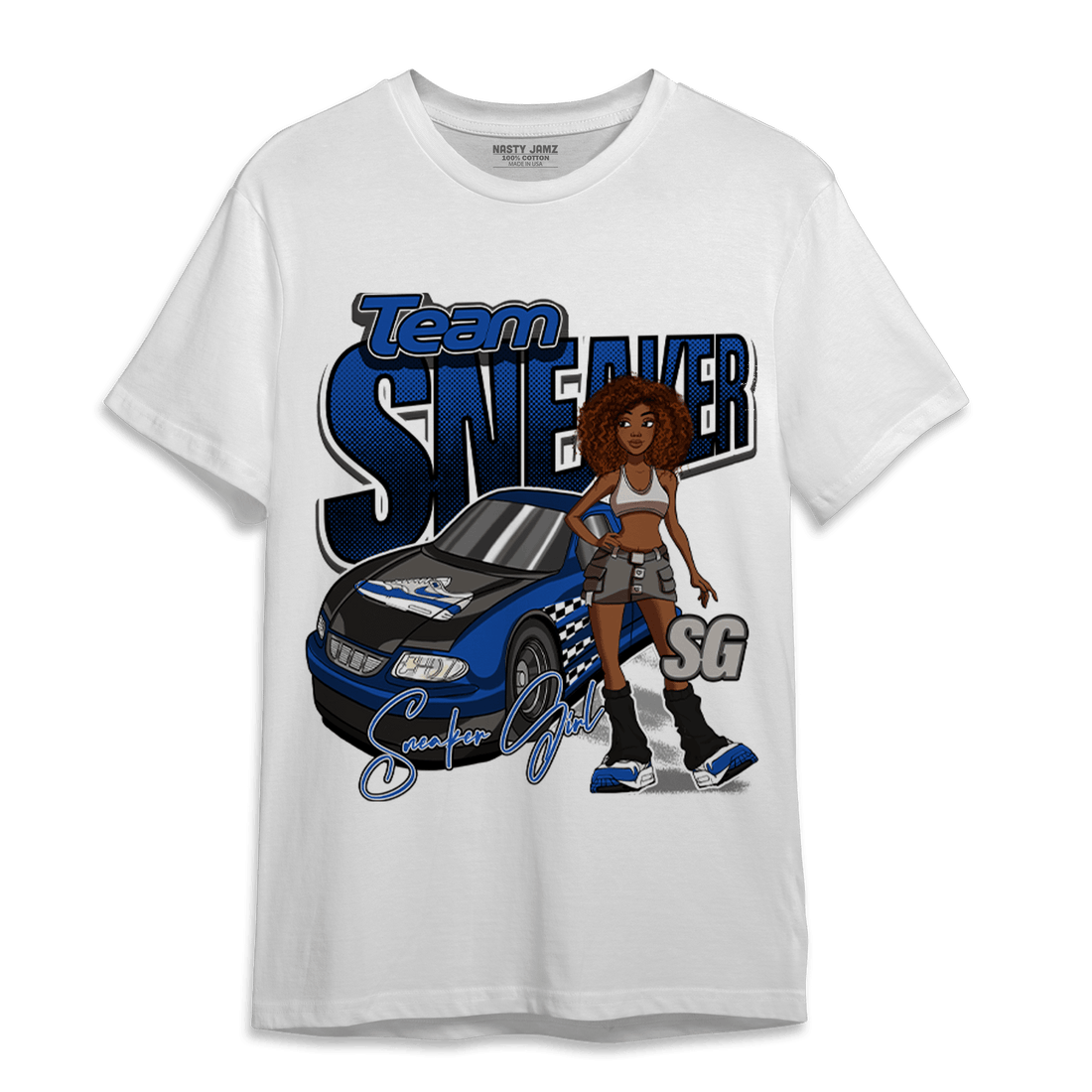 Air Max 1 86 Royal T Shirt Match Team Sneaker Girl - NastyJamz