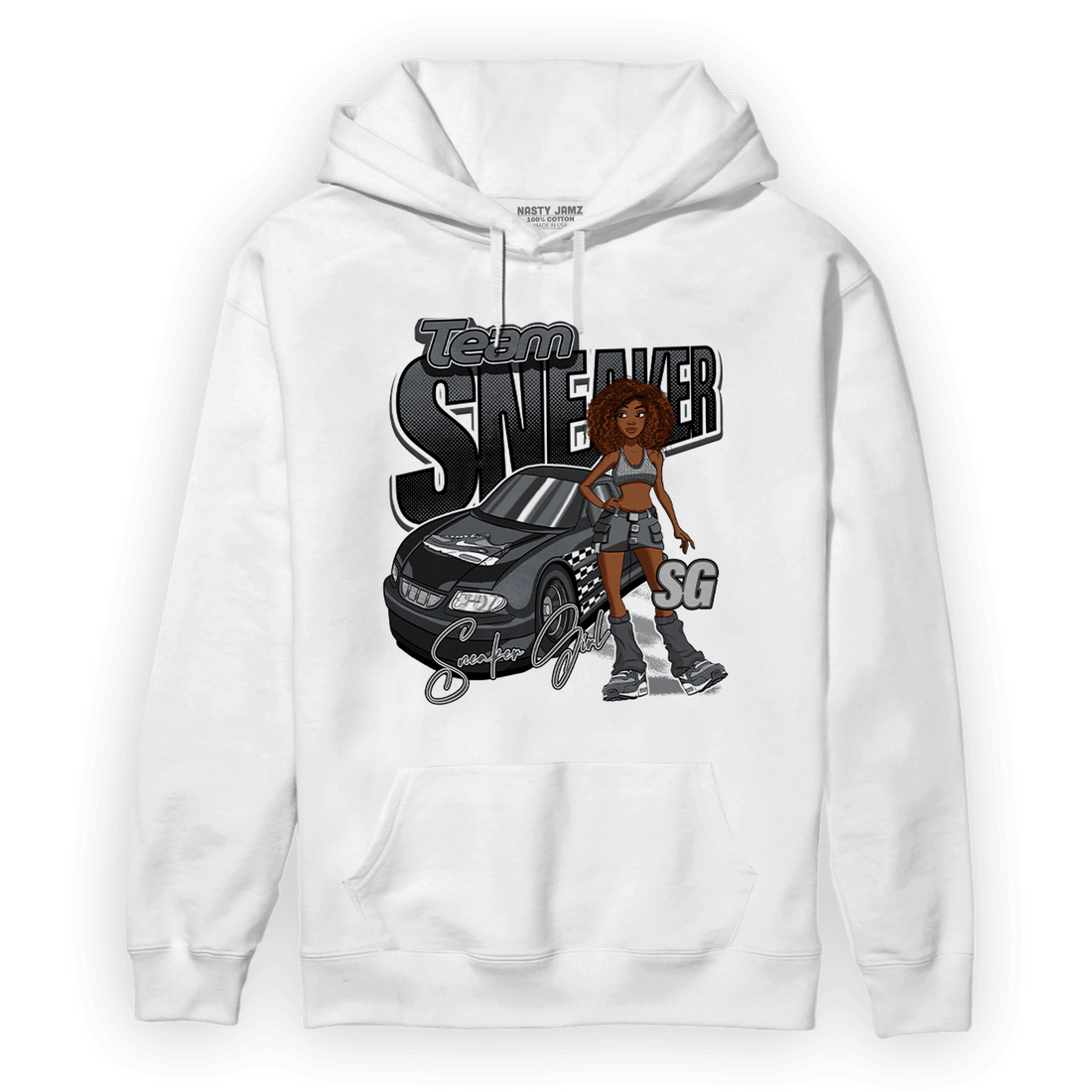 Air Max 90 Iron Grey Hoodie Match Team Sneaker Girl - NastyJamz