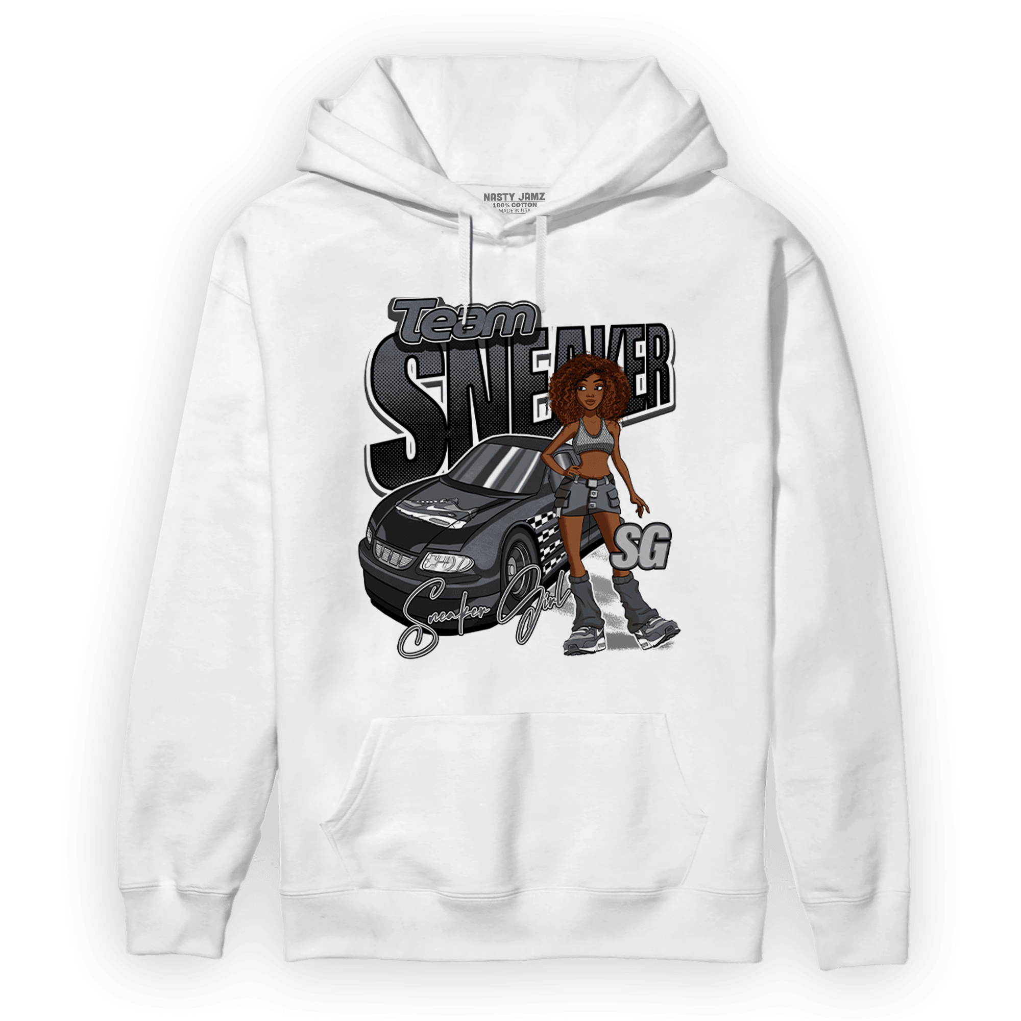 Air Max 90 Iron Grey Hoodie Match Team Sneaker Girl - NastyJamz