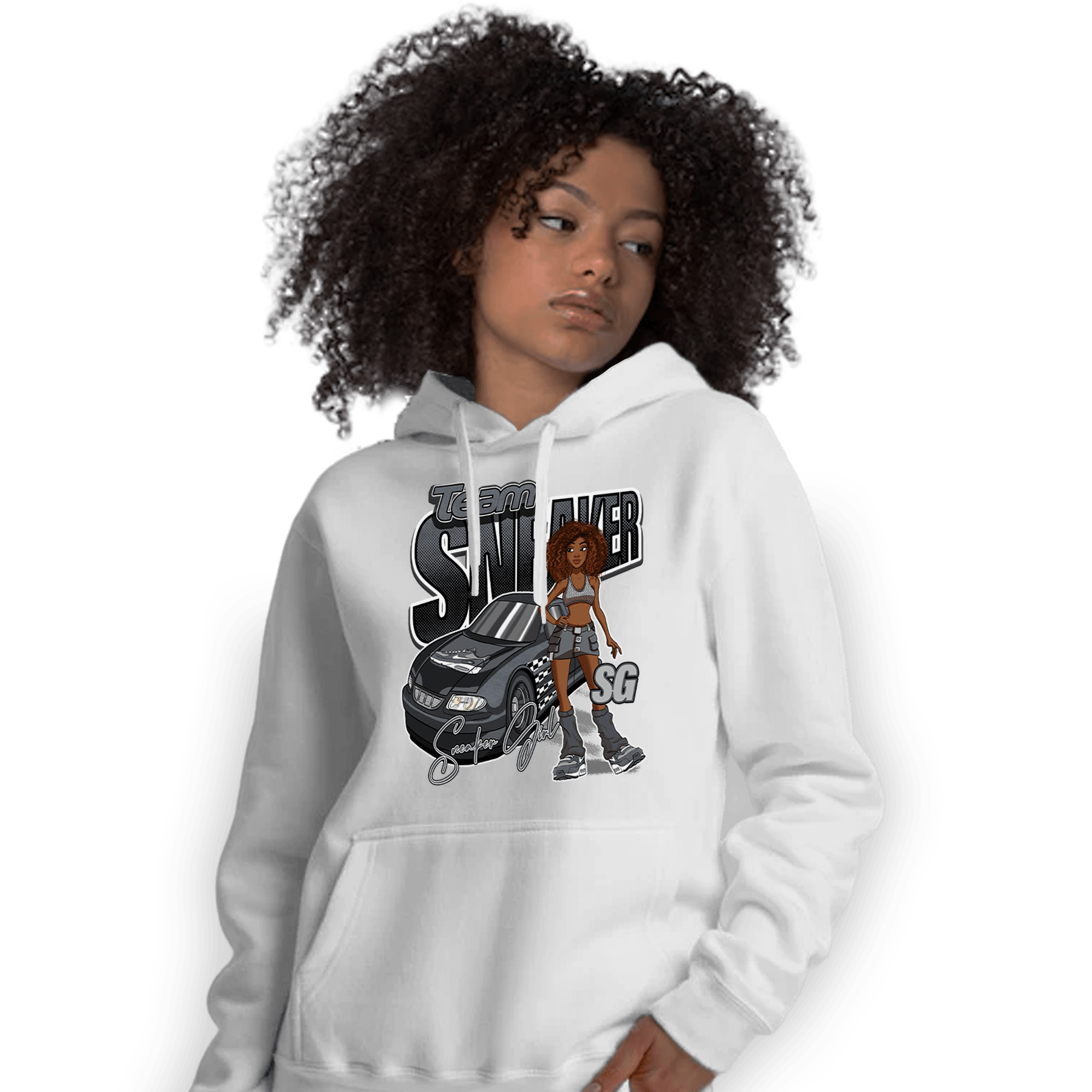 Air Max 90 Iron Grey Hoodie Match Team Sneaker Girl - NastyJamz