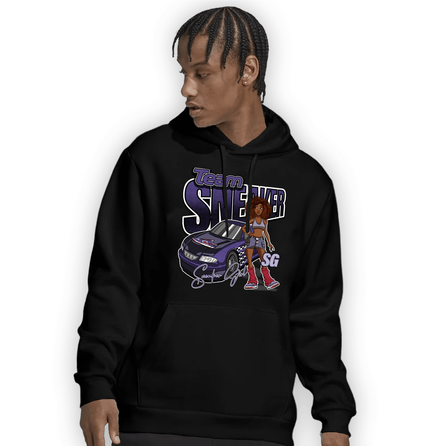 Dunk Low Plum Hoodie Match Team Sneaker Girl - NastyJamz