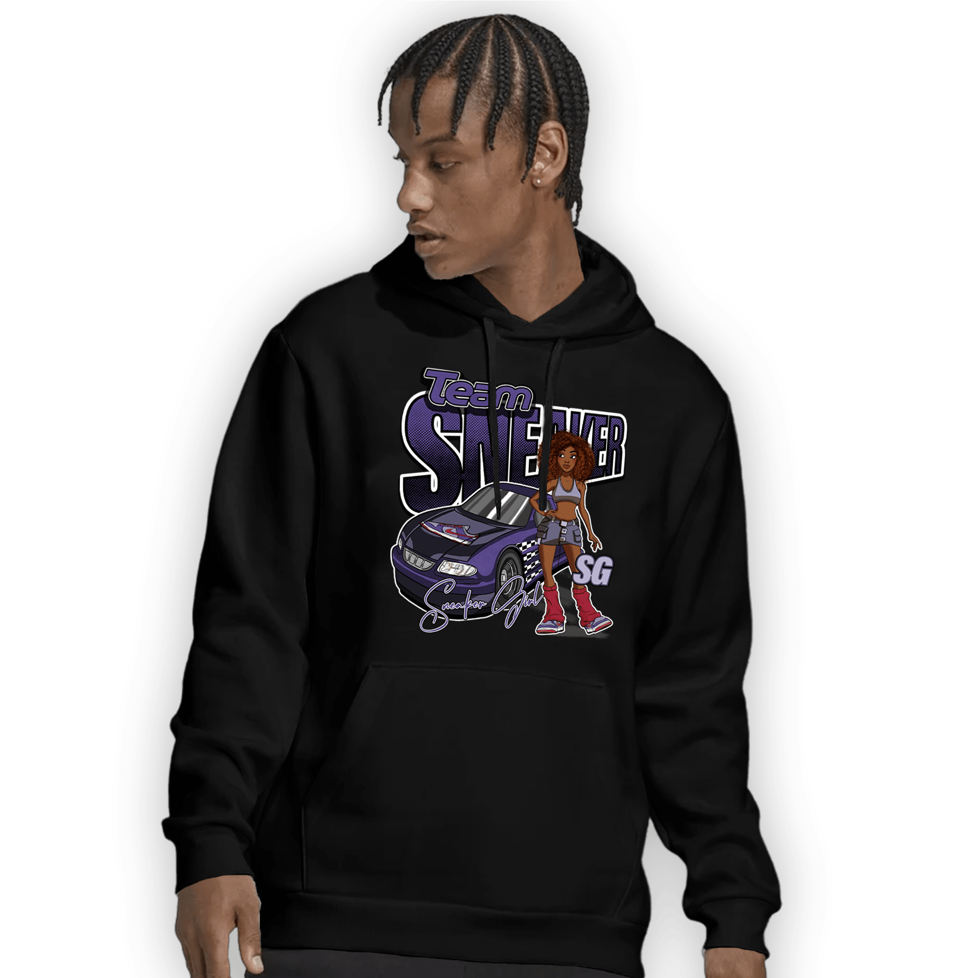 Dunk Low Plum Hoodie Match Team Sneaker Girl - NastyJamz