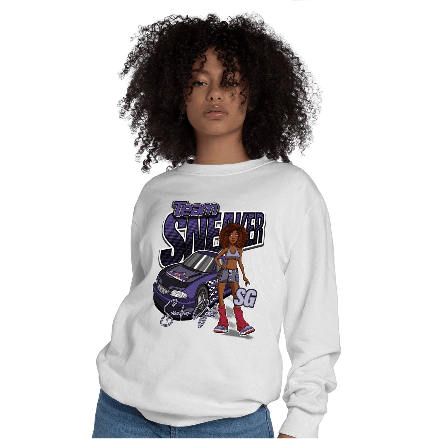 Dunk Low Plum Sweatshirt Match Team Sneaker Girl - NastyJamz