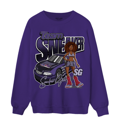 Dunk Low Plum Sweatshirt Match Team Sneaker Girl - NastyJamz