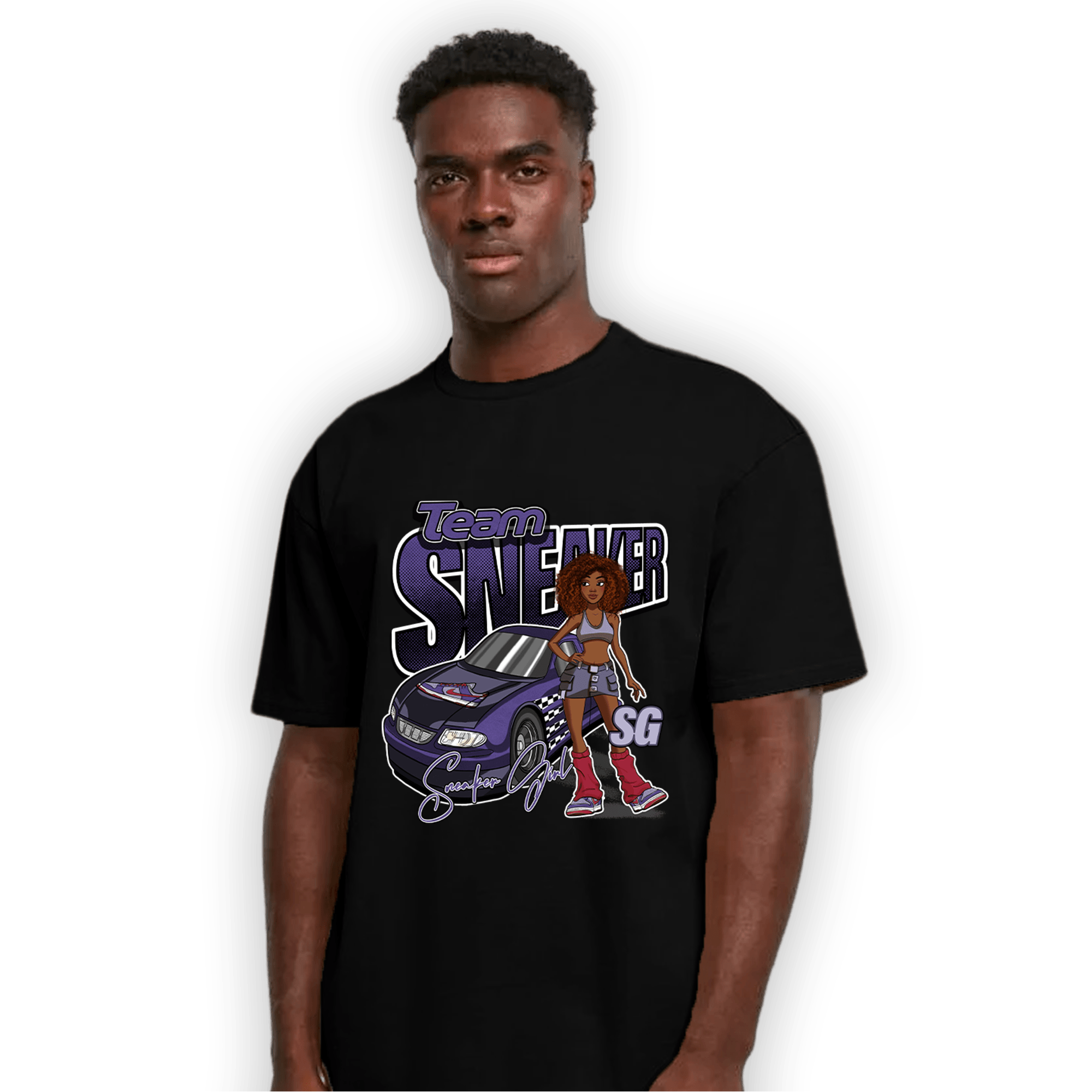 Dunk Low Plum T Shirt Match Team Sneaker Girl - NastyJamz