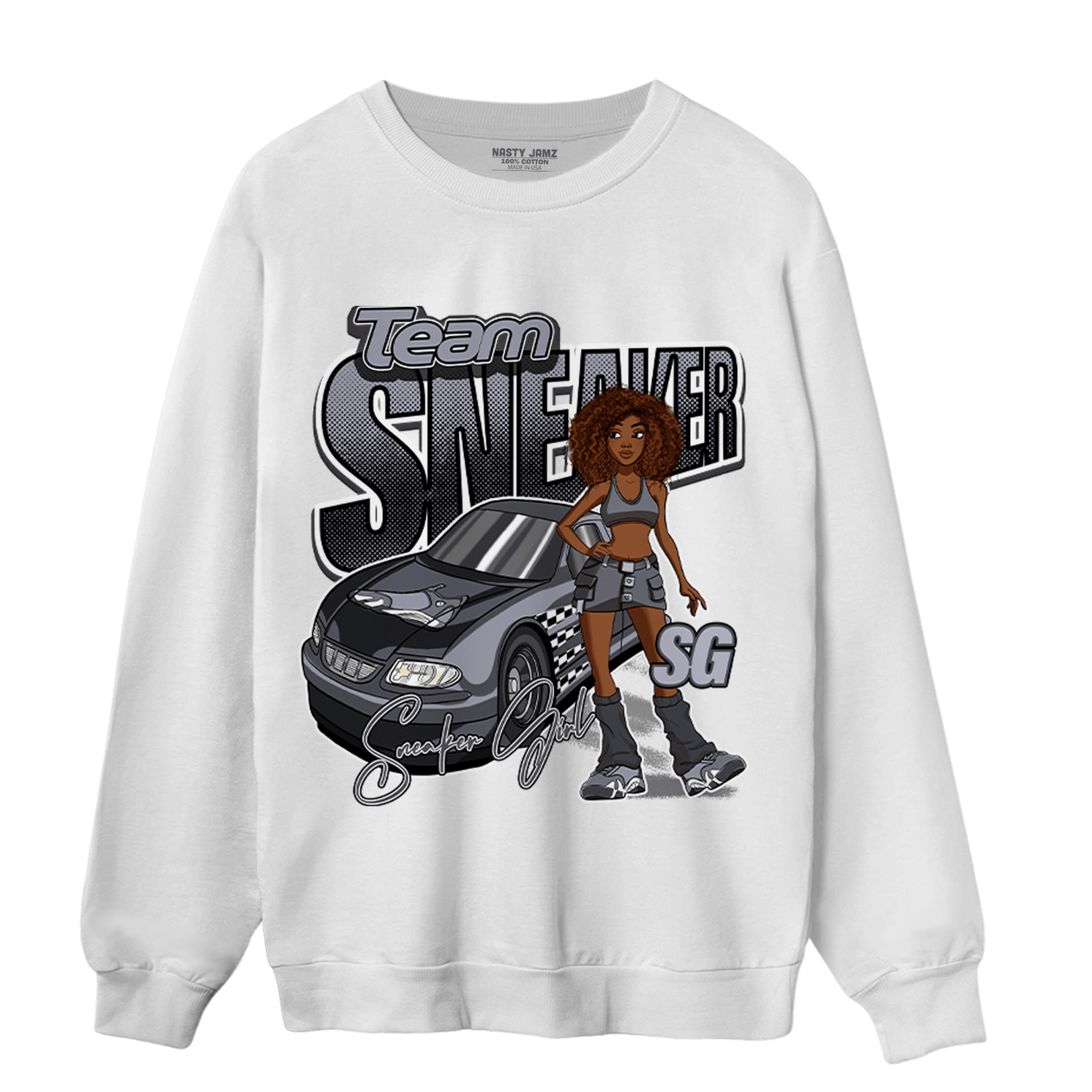 Stealth 14s Sweatshirt Match Team Sneaker Girl - NastyJamz