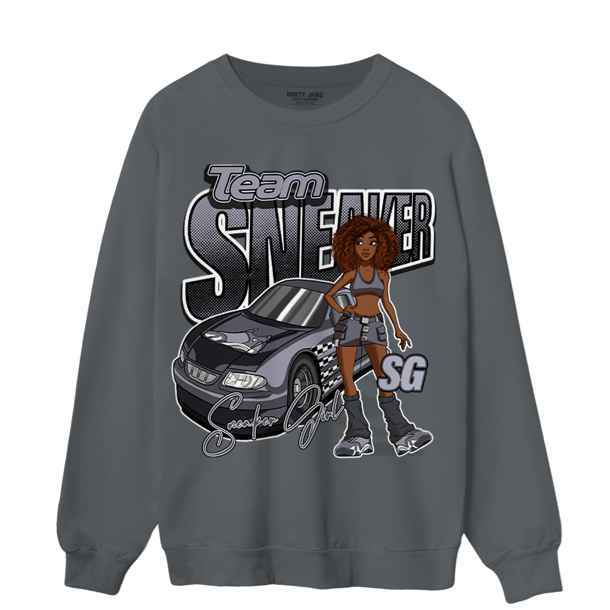 Stealth 14s Sweatshirt Match Team Sneaker Girl - NastyJamz