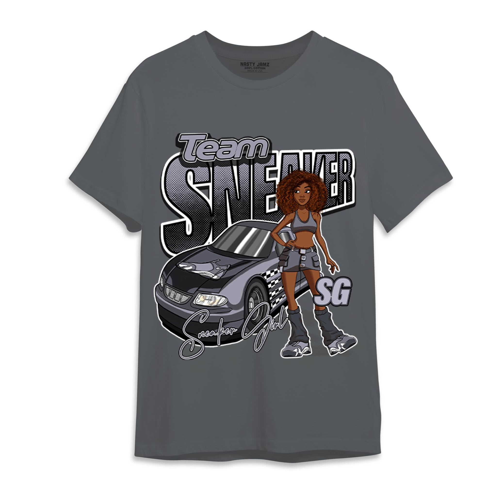 Stealth 14s T Shirt Match Team Sneaker Girl - NastyJamz