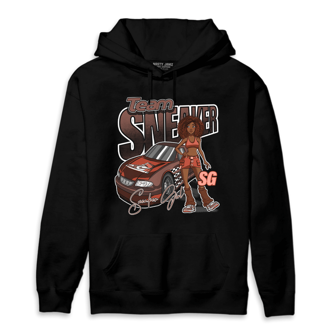 High OG Dusted Clay 1s Hoodie Match Team Sneaker Girl - NastyJamz