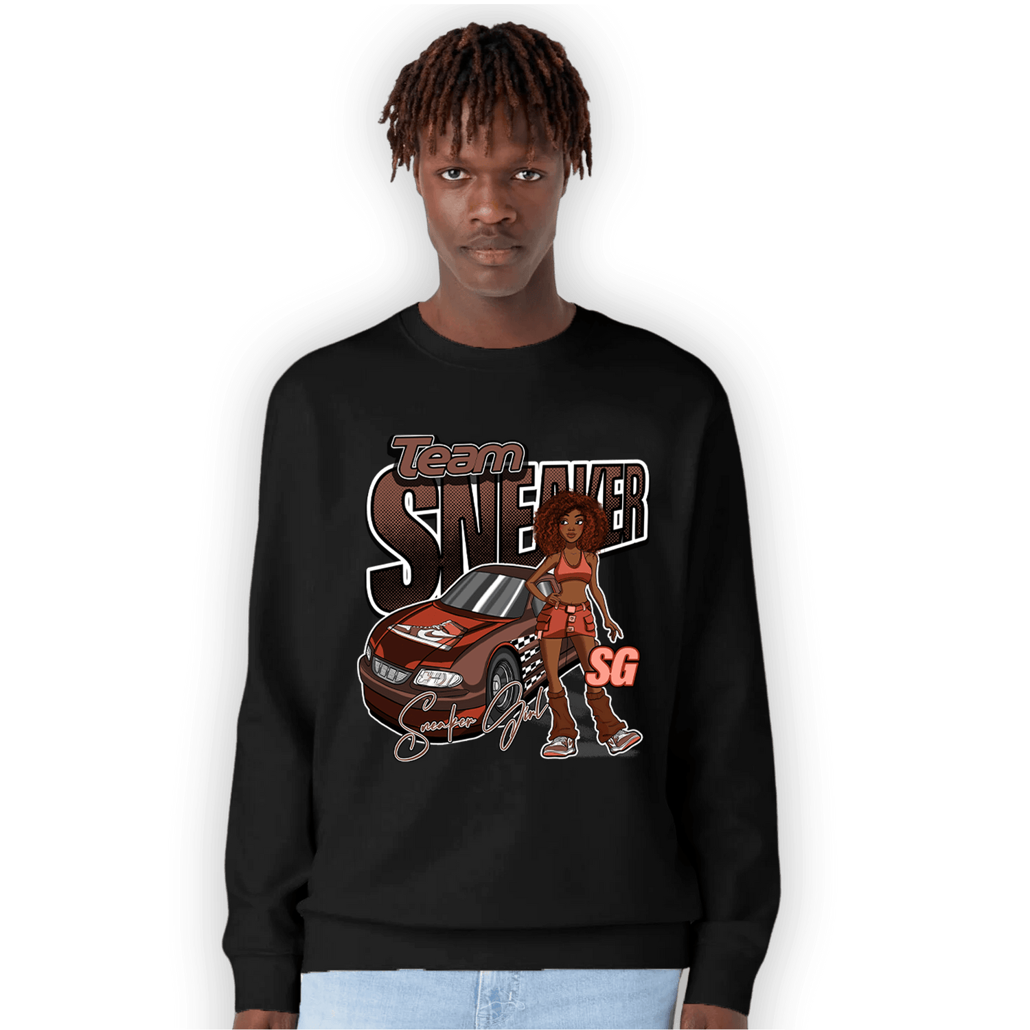 High OG Dusted Clay 1s Sweatshirt Match Team Sneaker Girl - NastyJamz