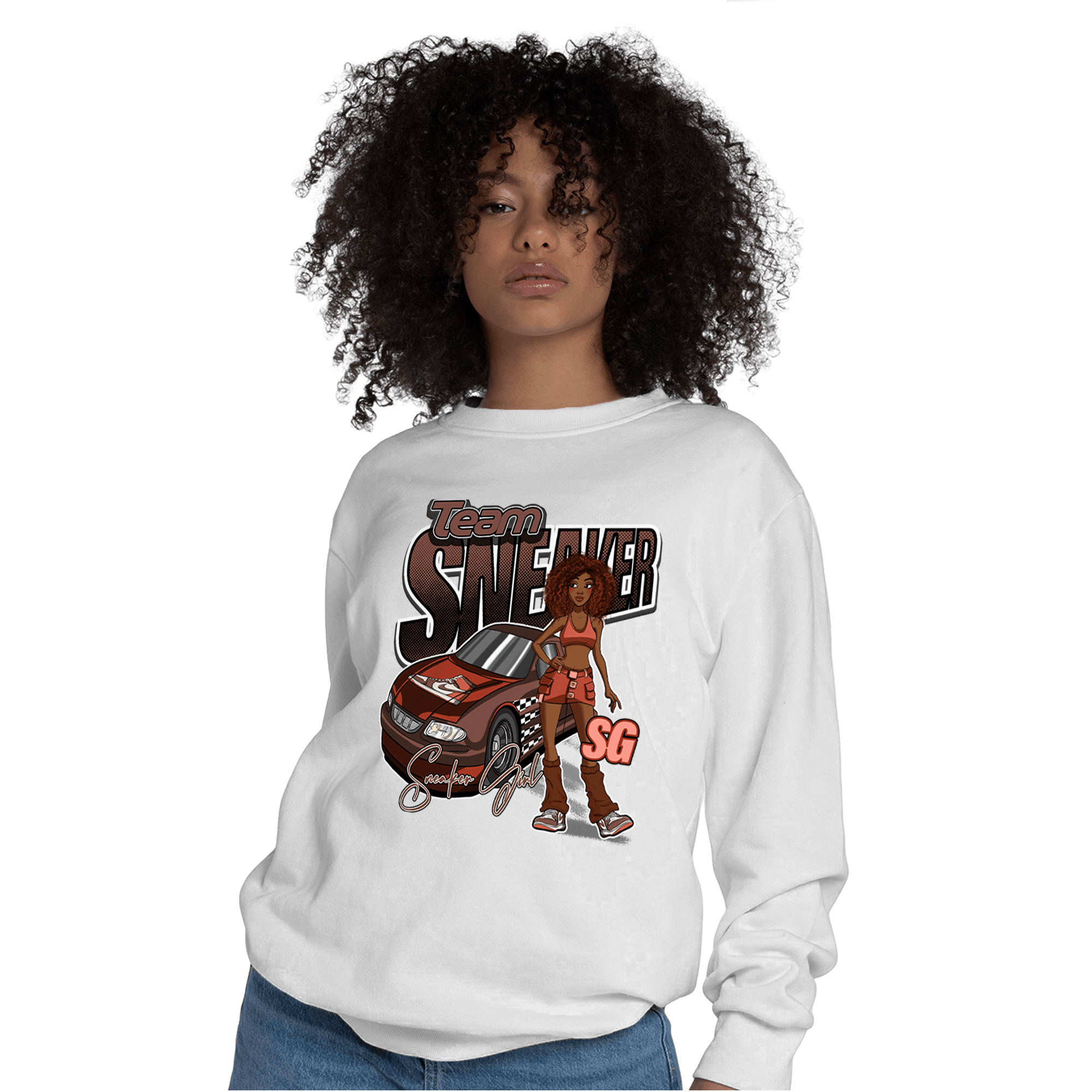 High OG Dusted Clay 1s Sweatshirt Match Team Sneaker Girl - NastyJamz