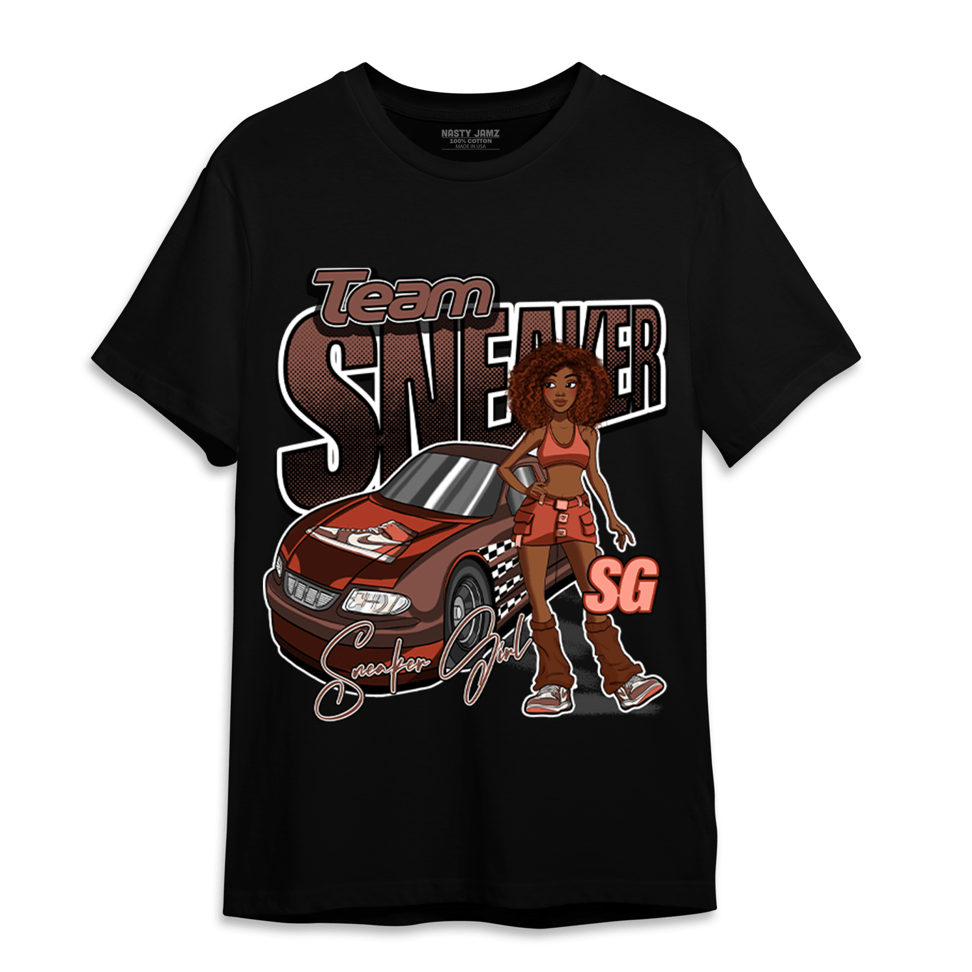 High OG Dusted Clay 1s T Shirt Match Team Sneaker Girl - NastyJamz