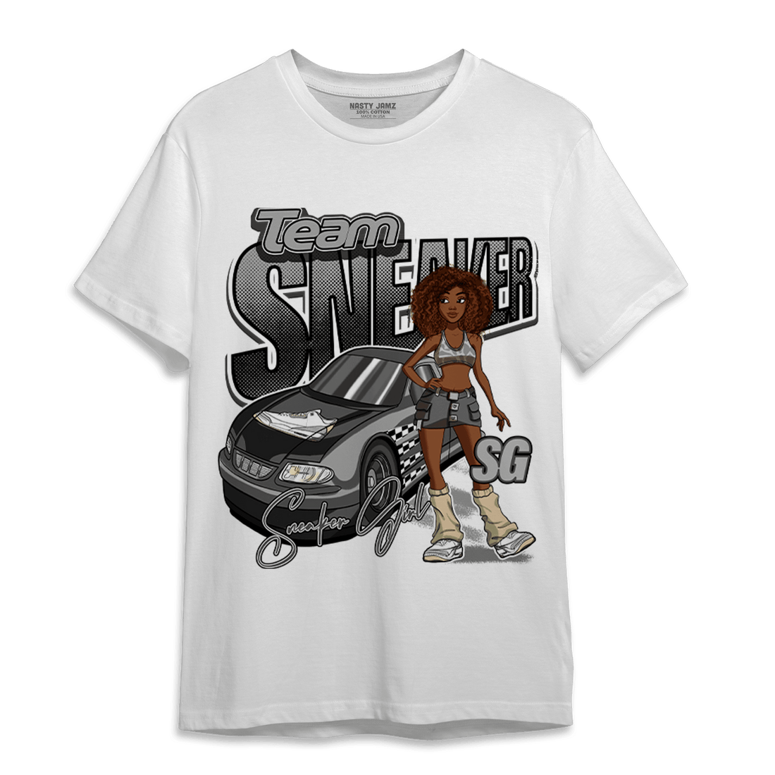 Craft Ivory 3s T Shirt Match Team Sneaker Girl - NastyJamz