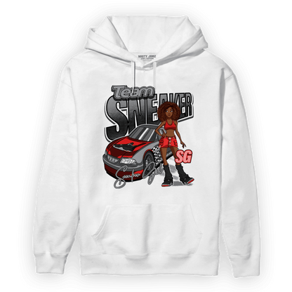 Bred Reimagined 4s Hoodie Match Team Sneaker Girl - NastyJamz