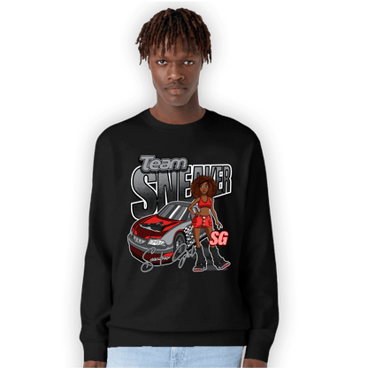 Bred Reimagined 4s Sweatshirt Match Team Sneaker Girl - NastyJamz