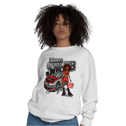 Bred Reimagined 4s Sweatshirt Match Team Sneaker Girl - NastyJamz