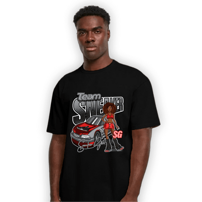 Bred Reimagined 4s T Shirt Match Team Sneaker Girl - NastyJamz