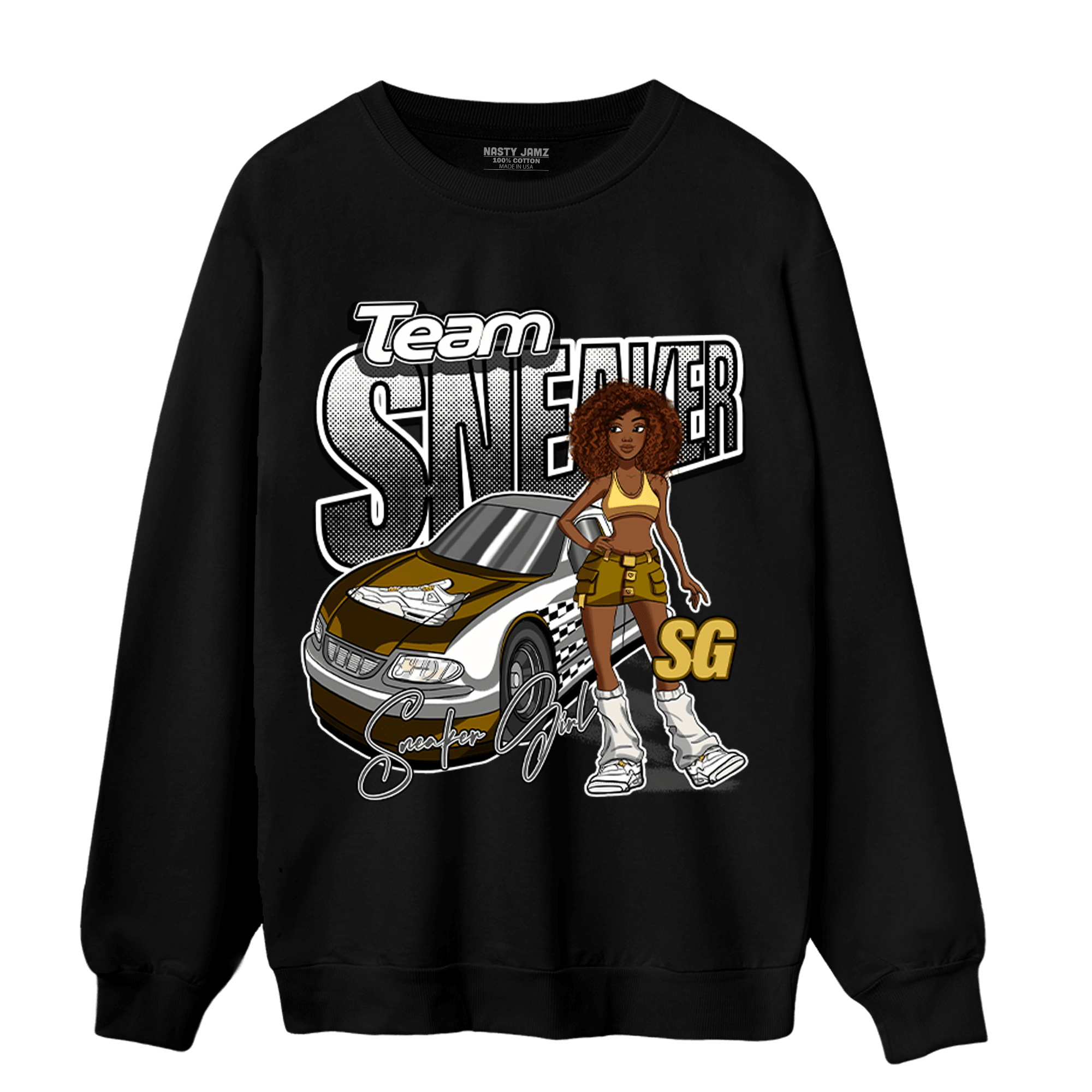 Sail 4s Sweatshirt Match Team Sneaker Girl - NastyJamz