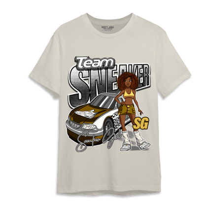 Sail 4s T Shirt Match Team Sneaker Girl - NastyJamz