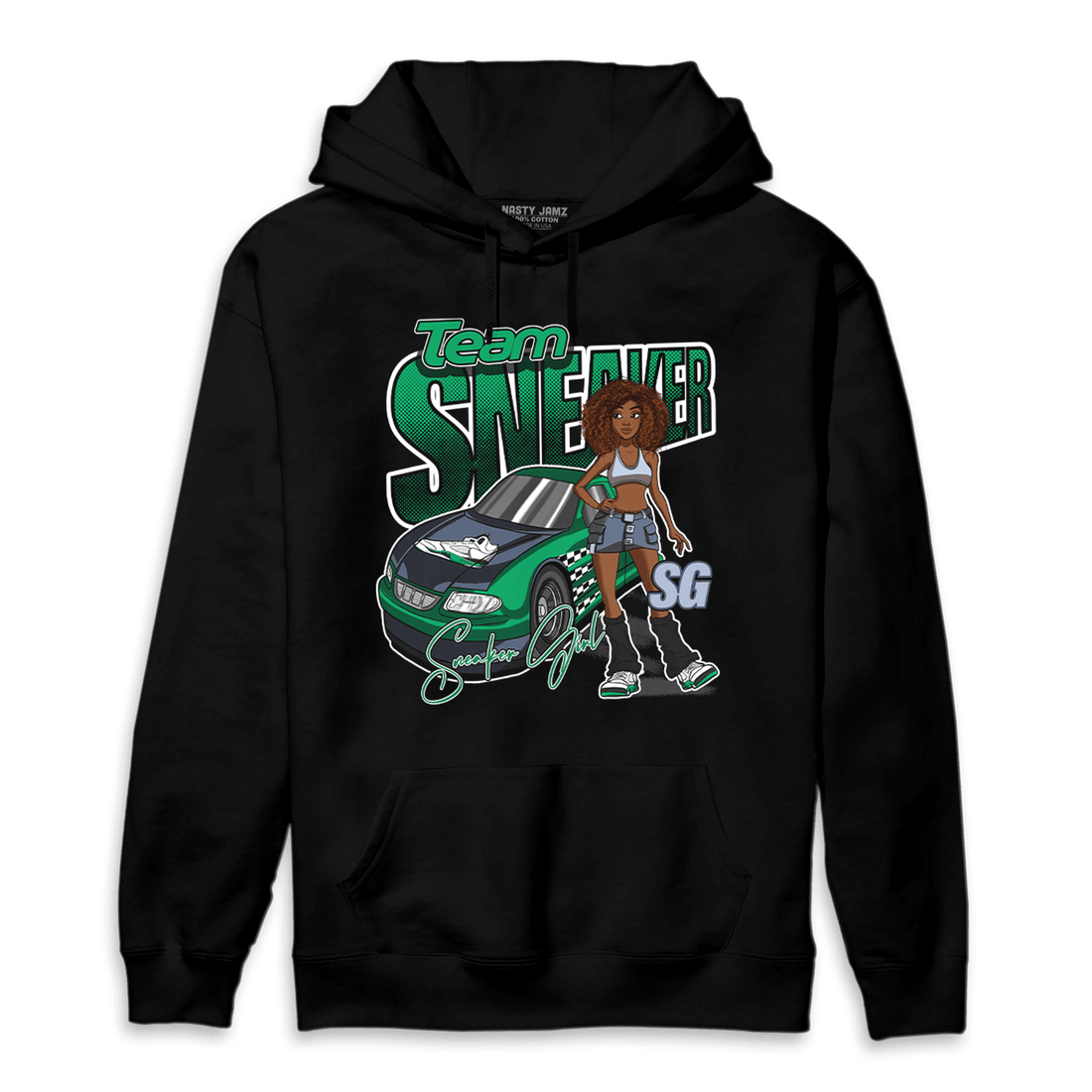 Lucky Green 5s Hoodie Match Team Sneaker Girl - NastyJamz