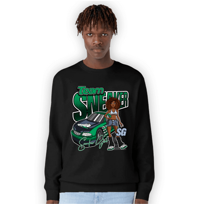 Lucky Green 5s Sweatshirt Match Team Sneaker Girl - NastyJamz