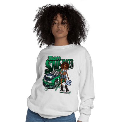 Lucky Green 5s Sweatshirt Match Team Sneaker Girl - NastyJamz